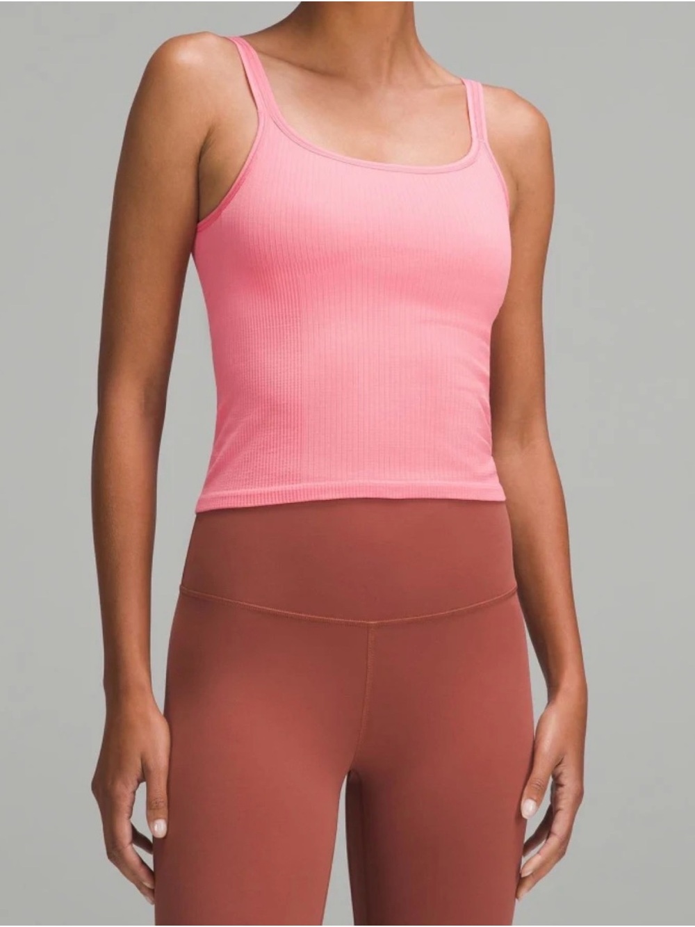 lululemon athletica Ebb to Street Scoop Neck B/C cup Sakura Pink 6